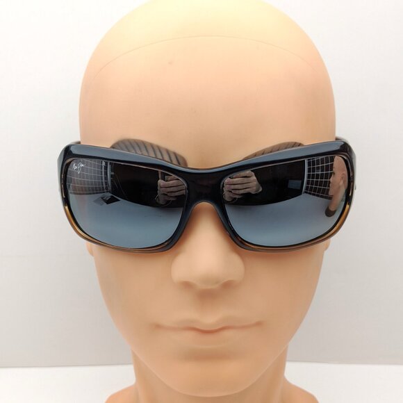 🕶️Custom! Maui Jim MJ111-01 Palms Sunglasses 63/15 115 / ALC645🕶️ - Picture 10 of 11